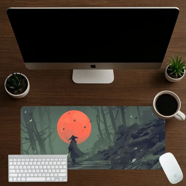 Sigma_One_Lone_Moon_Warrior_Printed_Extended_Mouse_Pad_Anti-Slip