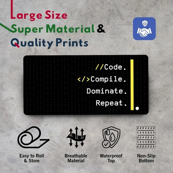Sigma_One_Coder'S_Zone_Printed_Extended_Keyboard_Mouse_Pad