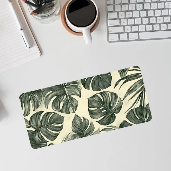 Sigma_One_Tropical_Leaf_Pattern_Extended_Keyboard_Mouse_Pad