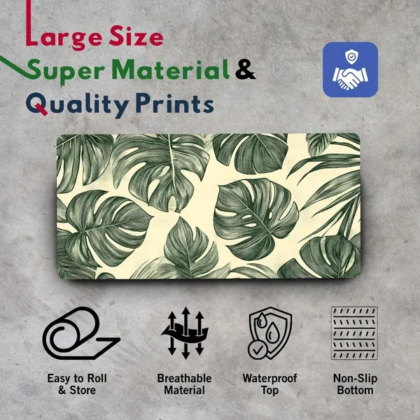 Sigma_One_Tropical_Leaf_Pattern_Extended_Keyboard_Mouse_Pad