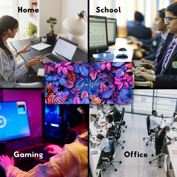 Sigma_One_Grow_Wild_Floral_Print_Extended_Keyboard_Mouse_Pad_Multicolor