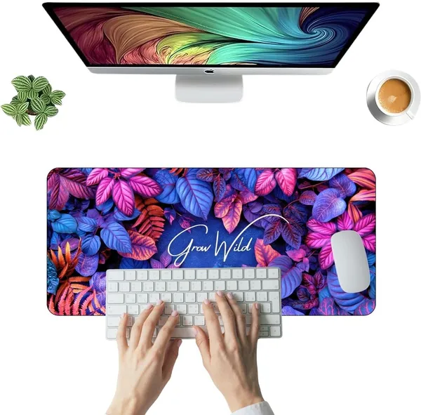 Sigma_One_Grow_Wild_Floral_Print_Extended_Keyboard_Mouse_Pad_Multicolor