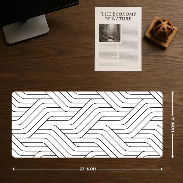Sigma_One_White_Seamless_Geometric_Pattern_Extended_Mouse_Pad