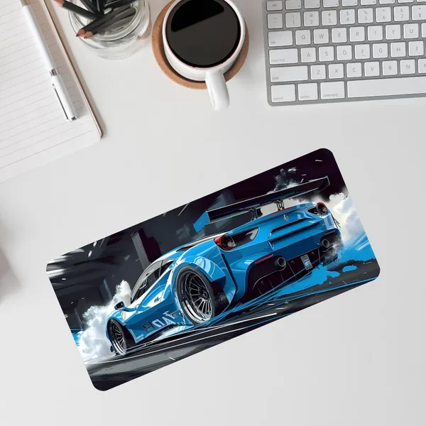 Sigma_One_Sports_Car_Print_Extended_Keyboard_Mouse_Pad_Multicolor