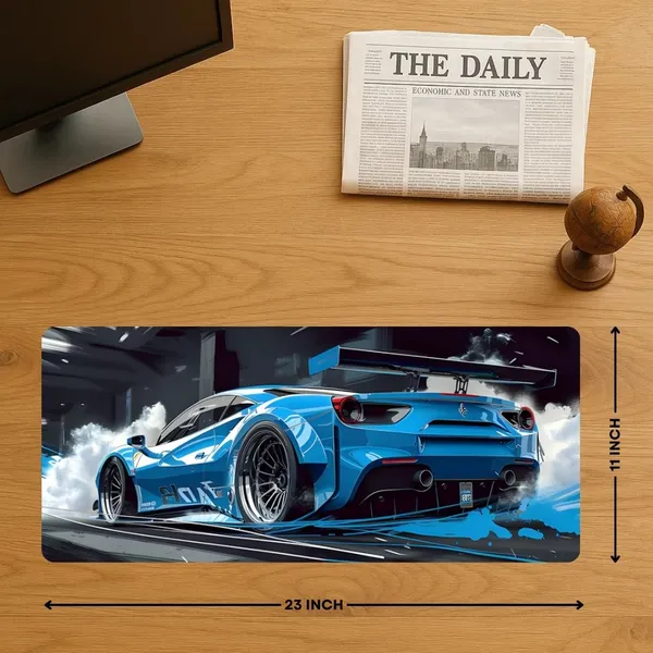 Sigma_One_Sports_Car_Print_Extended_Keyboard_Mouse_Pad_Multicolor