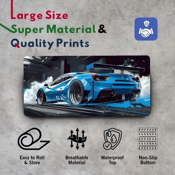 Sigma_One_Sports_Car_Print_Extended_Keyboard_Mouse_Pad_Multicolor