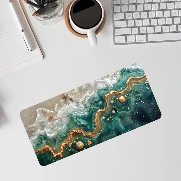 Sigma_One_Sea_Marble_Design_Extended_Keyboard_Mouse_Pad