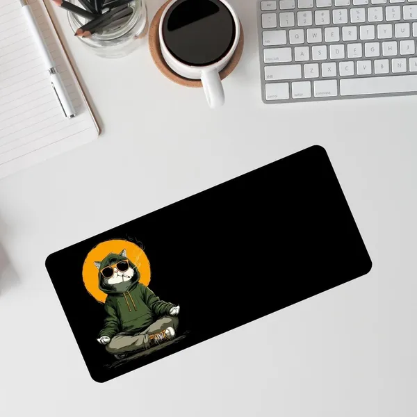 Sigma_One_Cool_Cat_Graphic_Extended_Mouse_Pad_23X11_Inch