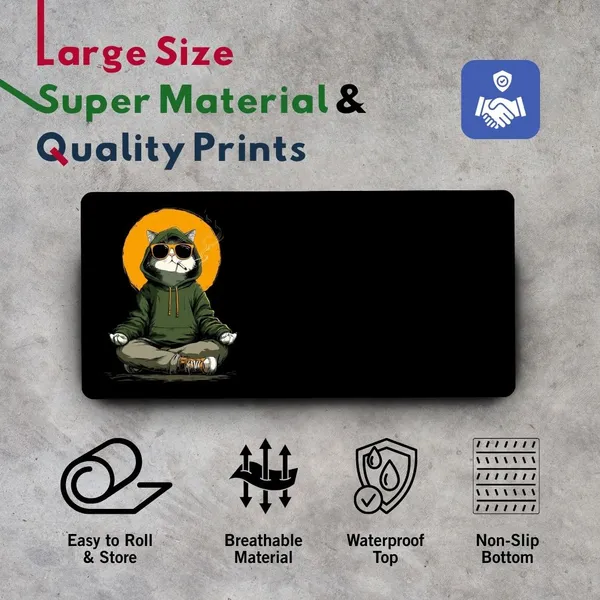 Sigma_One_Cool_Cat_Graphic_Extended_Mouse_Pad_23X11_Inch