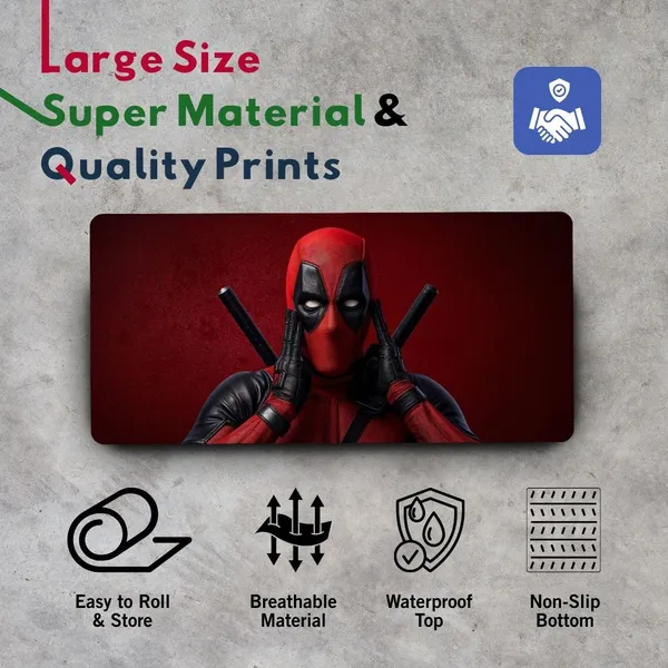 Sigma_One_Deadpool_Mask_Print_Extended_Mouse_Pad_23X11_Inch