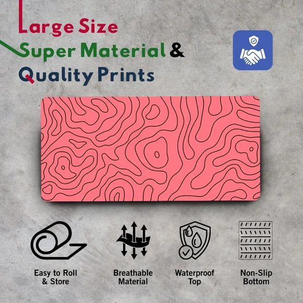 Sigma_One_Pink_Abstract_Design_Extended_Keyboard_Mouse_Pad_Pink
