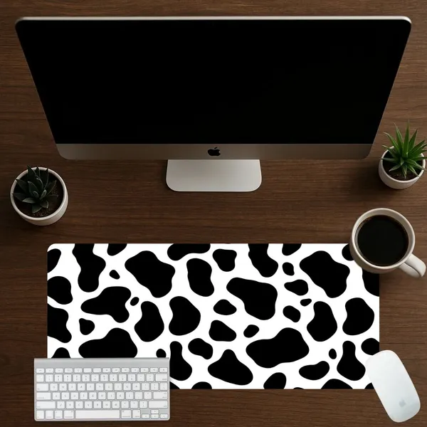 Sigma_One_Cow_Spots_Print_Extended_Mouse_Pad_23X11_Inch