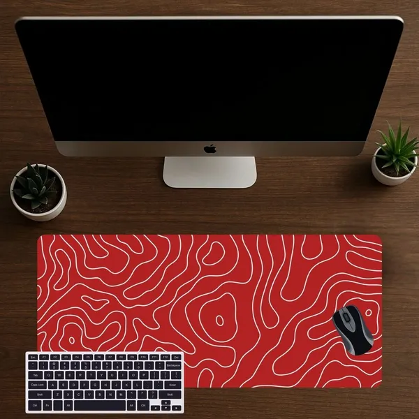 Sigma_One_Red_Abstract_Topographic_Extended_Keyboard_Mouse_Pad