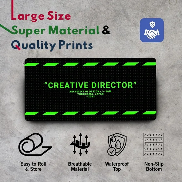 Sigma_One_Creative_Director_Typography_Extended_Mouse_Pad_23X11_Inch_Black