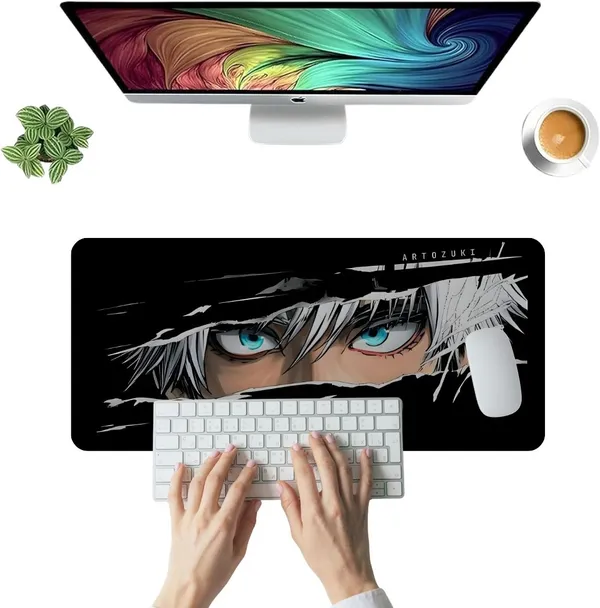 Sigma_One_Anime_Gojo_Iconic_Eyes_Extended_Desk_Mat_Waterproof