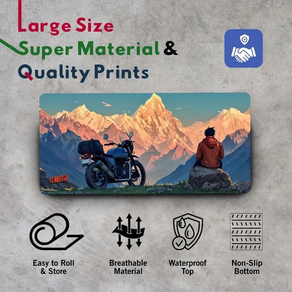 Sigma_One_Mountain_Biker_Extended_Desk_Mat_23X11_Inch