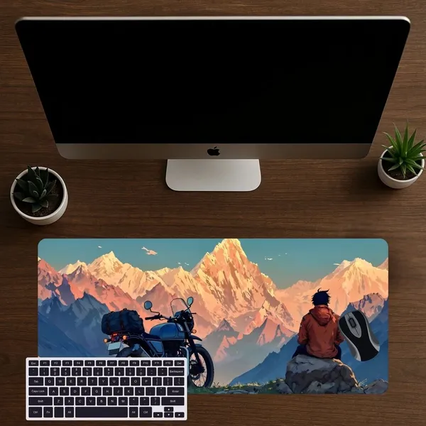 Sigma_One_Mountain_Biker_Extended_Desk_Mat_23X11_Inch