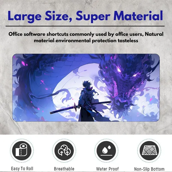 Sigma_One_Anime_Samurai_Dragon_Extended_Mouse_Pad_23X11_Inch
