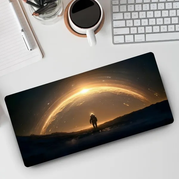 Sigma_One_Astronaut_Space_Galaxy_Golden_Ring_Extended_Gaming_Mouse_Pad