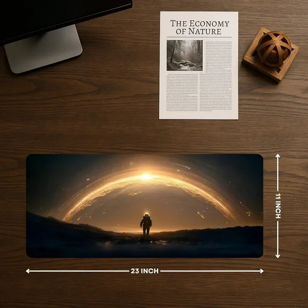 Sigma_One_Astronaut_Space_Galaxy_Golden_Ring_Extended_Gaming_Mouse_Pad