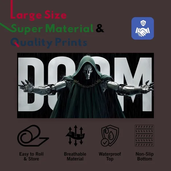 Sigma_One_Armored_Dark_Villain_Green_Cloak_Extended_Gaming_Mouse_Pad_23X11_Inch