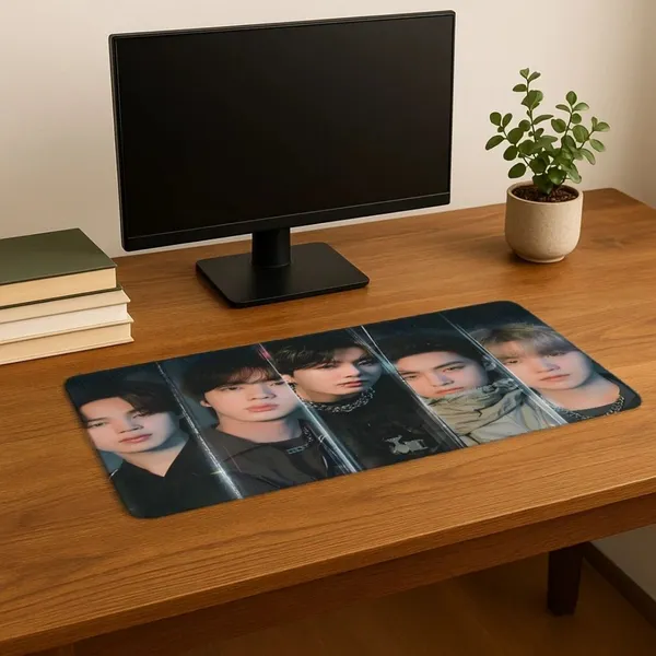 Sigma_One_Kpop_Boy_Band_Dark_Panel_Portrait_Extended_Mouse_Pad_23X11_Inch