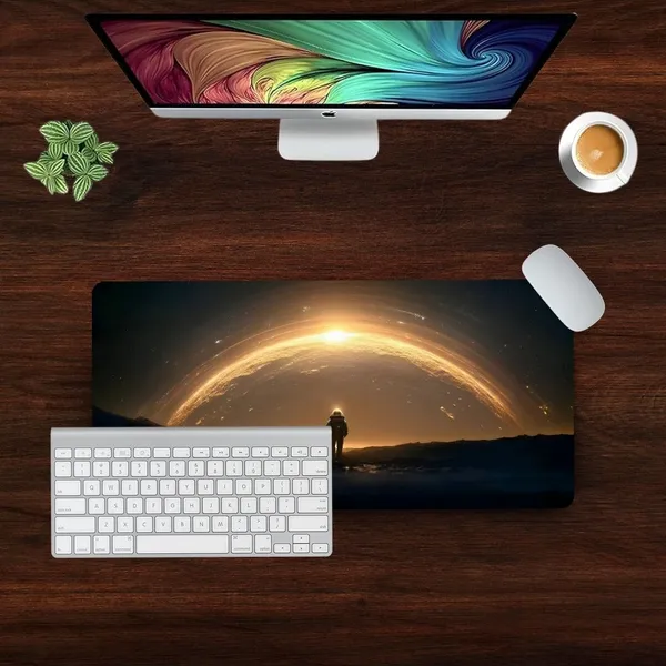 Sigma_One_Astronaut_Golden_Arc_Deep_Space_Extended_Mouse_Pad_23X11_Inch