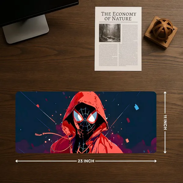 Sigma_One_Red_Hooded_Masked_Hero_Art_Extended_Mouse_Pad__Non-Slip