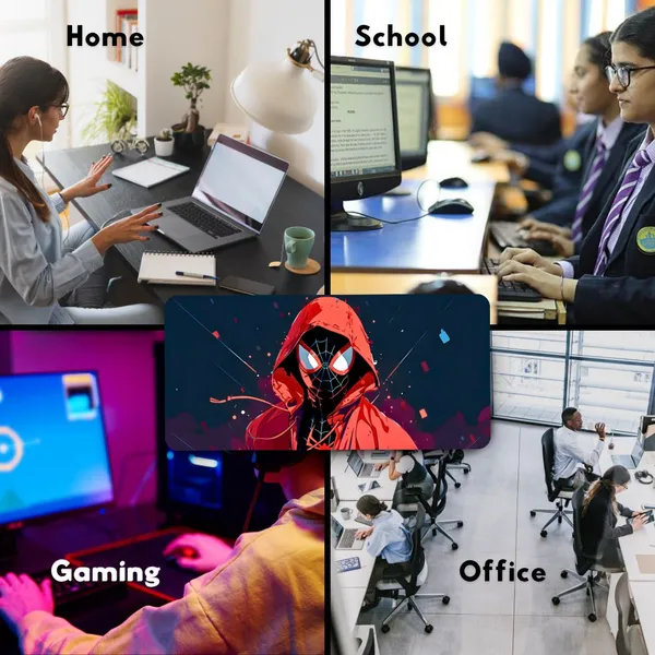 Sigma_One_Red_Hooded_Masked_Hero_Art_Extended_Mouse_Pad__Non-Slip