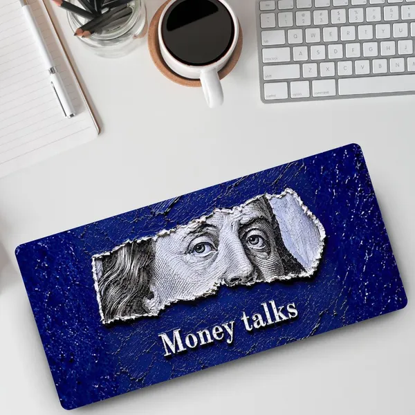 Sigma_One_Money_Talks_Banknote_Graphic_Extended_Mouse_Pad_58X28_Cm_Non-Slip