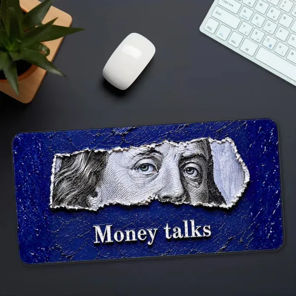 Sigma_One_Money_Talks_Banknote_Graphic_Extended_Mouse_Pad_58X28_Cm_Non-Slip
