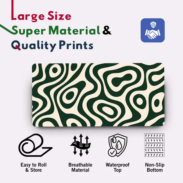 Sigma_One_Green_Cream_Abstract_Wave_Extended_Mouse_Pad__Non-Slip