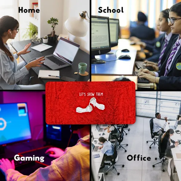 Sigma_One_Let'S_Show_Them_Quote_Graphic_Extended_Mouse_Pad