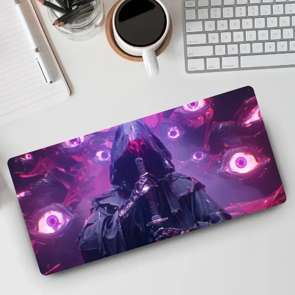 Sigma_One_Dark_Fantasy_Warrior_Purple_Eye_Extended_Mouse_Pad_23X11_Inch