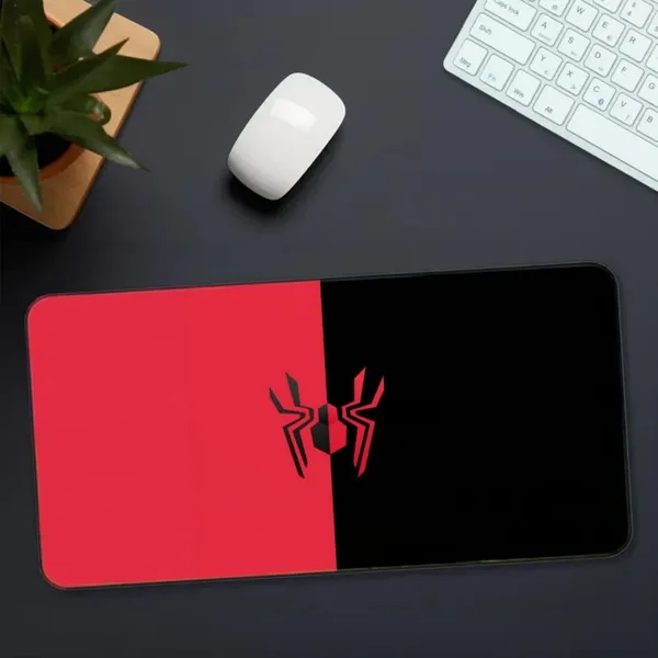 Sigma_One_Spider_Logo_Dual_Tone_Red_Black_Extended_Keyboard_Mouse_Pad