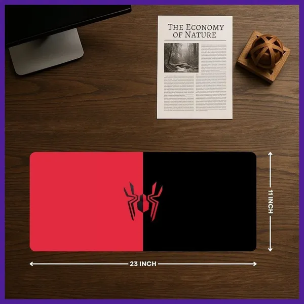 Sigma_One_Spider_Logo_Dual_Tone_Red_Black_Extended_Keyboard_Mouse_Pad