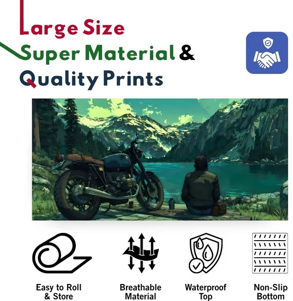 Sigma_One_Solo_Biker_Mountain_Lake_Scenic_Art_Extended_Mouse_Pad_23X11_Inch