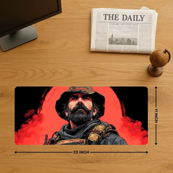 Sigma_One_Tactical_Army_Warrior_Red_Smoke_Extended_Desk_Mat_23X11_Inch