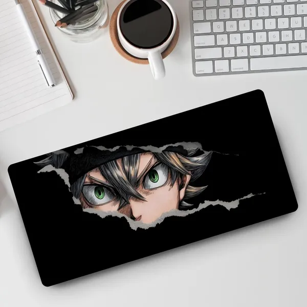 Sigma_One_Anime_Green_Eyes_Torn_Paper_Extended_Desk_Mat_23X11_Inch