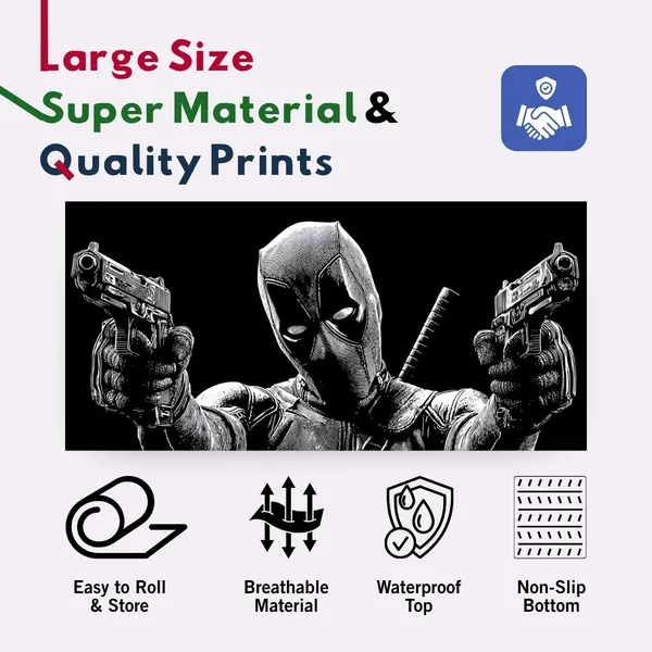 Sigma_One_Masked_Dual_Gun_Sketch_Print_Extended_Keyboard_Mouse_Pad_Black