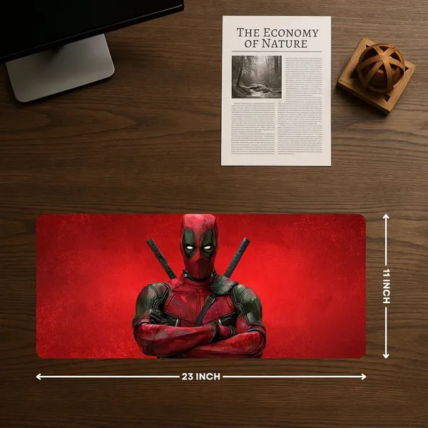 Sigma_One_Red_Masked_Mercenary_Katana_Extended_Desk_Mat_23X11_Inch