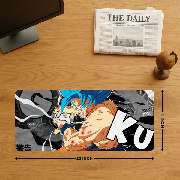 Sigma_One_Anime_Warrior_Blue_Hair_Japanese_Art_Desk_Mat_23X11_Inch