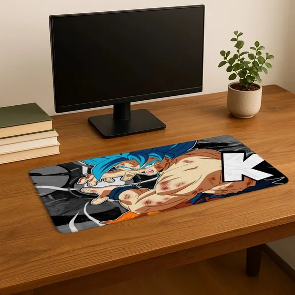 Sigma_One_Anime_Warrior_Blue_Hair_Japanese_Art_Desk_Mat_23X11_Inch