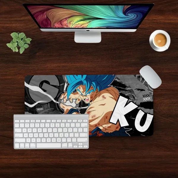 Sigma_One_Anime_Warrior_Blue_Hair_Japanese_Art_Desk_Mat_23X11_Inch