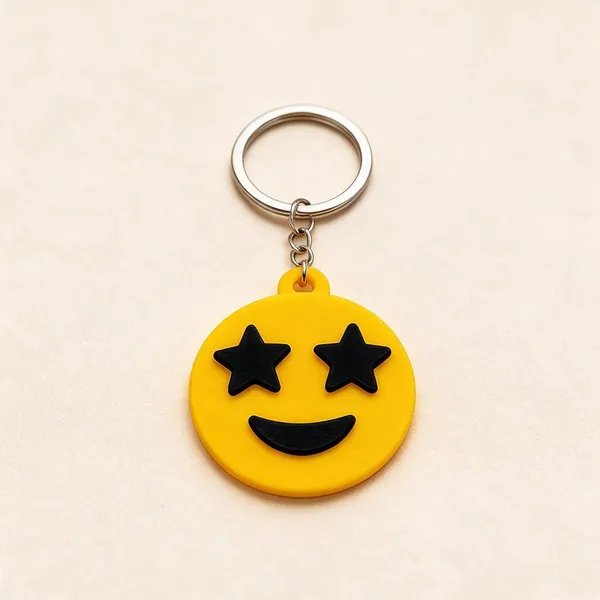 Yellow_Plastic_Keychain_Pack_Of_6