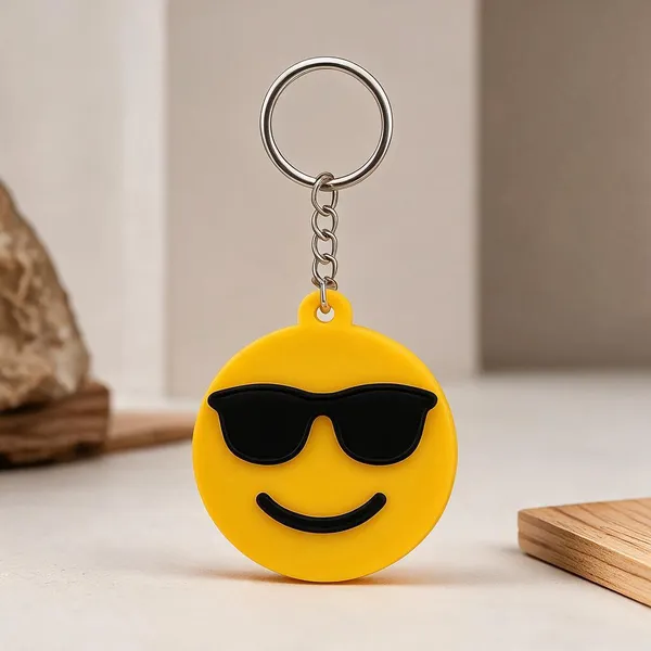 Yellow_Plastic_Keychain_Pack_Of_6