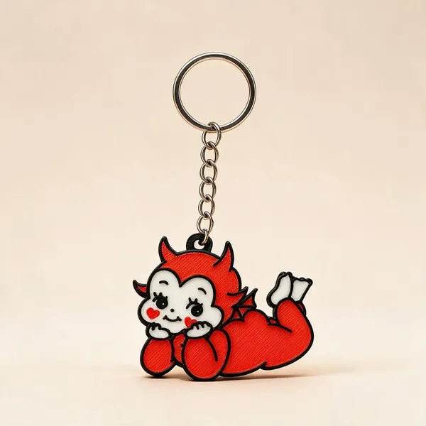 Red_Plastic_Keychain_Pack_Of_6
