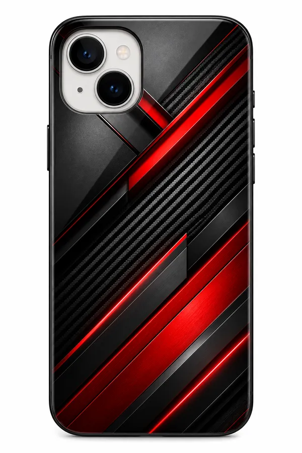 Black__And_Red_Plastic_Tpu_Phone_Cover_Pack_Of_2