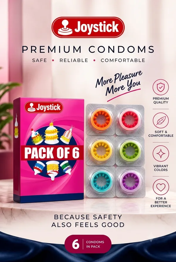 Joystick_Multicolour_Condoms_Pack_Of_6