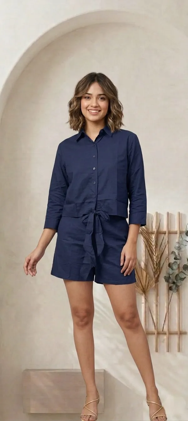 Navy_Vatican_Silk_Collared_Button_Front_Romper_For_Women